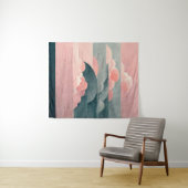 Rosa Himmel Ein reines und einzigartiges Stück Aar Wandteppich (Beispiel (Horizontal))