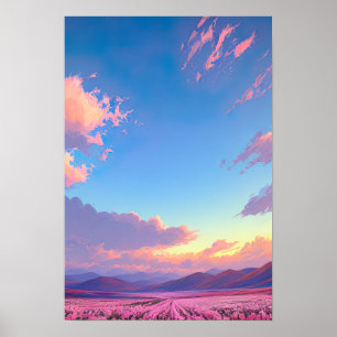 Rosa Himmel im Blut Poster