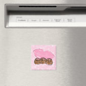 Rosa Himmel Magnet (In Situ (Geschirrspüler))
