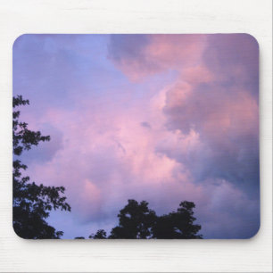 Rosa Himmel nachts Mousepad