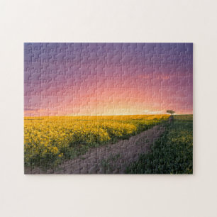 Rosa Himmel nachts Puzzle