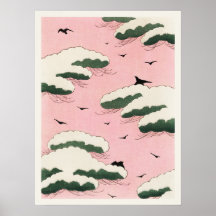 Rosa Himmel Shin Bijutsukai Vintage japanische Kun