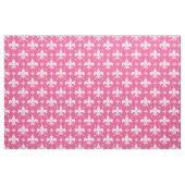 Rosa Hintergrund Fleur-de-lis-Muster Stoff (Fat Quarter (45,7 x 55,9 cm))