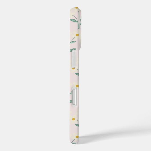 Rosa Hintergrund mit Blume Bouquet Handy Case (Rückseite / Rechts)