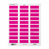 Rosa Hintergrund mit schwarzen Grenz-Design-Ideen (Vorne)