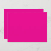 Rosa Hintergrund mit schwarzen Grenz-Design-Ideen Postkarte (Vorne/Hinten)