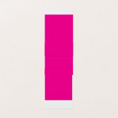 Rosa Hintergrund mit schwarzen Grenz-Design-Ideen Visitenkarten (Innenseite Aufgefaltet)