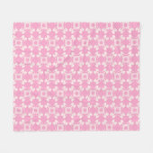 Rosa Hintergrund, modernes, nahtloses Muster. Vint Fleecedecke (Vorderseite (Horizontal))