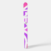 Rosa Hippie Blume Retro Moderne Case-Mate iPhone Hülle (Rückseite / Links)