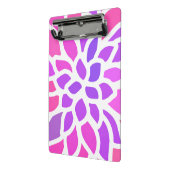 Rosa Hippie Blume Retro Moderne Mini Klemmbrett (Gewinkelt2)