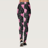 Rosa Hippos Niedlicher Hippopotamus Leggings (Rückseite)