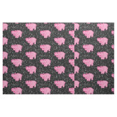 Rosa Hippos Niedlicher Hippopotamus Stoff (Yard (91,4 cm))