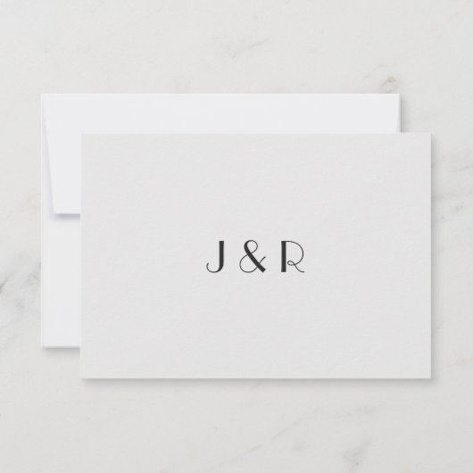 Rosa Hochzeit danke Ihnen in Aquarell (Rückseite)