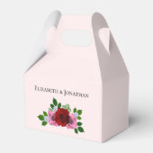 Rosa-Hochzeit Geschenkschachtel (Vorderseite)