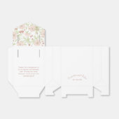 Rosa Hochzeit Geschenkschachtel (Ungefaltet)