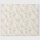 Rosa Hochzeit im Cremeton Geschenkpapier (Flach)