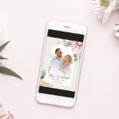 Rosa Hochzeit Rosa Rosa Rosa Elegantes Flora Save The Date