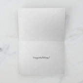 Rosa Hochzeiten Rose am Strand Karte (Innenseite)