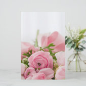 Rosa Hochzeiten Rose Briefpapier (Stehend Vorderseite)