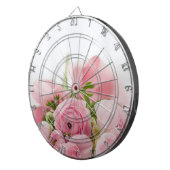 Rosa Hochzeiten Rose Dartscheibe (Vorderseite rechts)