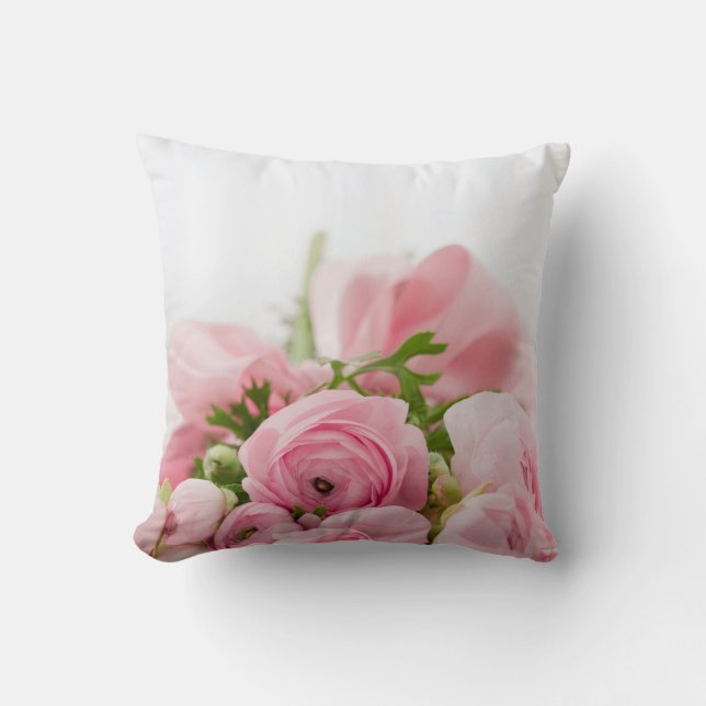 Rosa Hochzeiten Rose Kissen (Vorderseite)