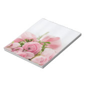 Rosa Hochzeiten Rose Notizblock (Rotiert)