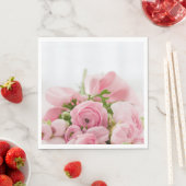 Rosa Hochzeiten Rose Serviette (Beispiel)