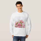 Rosa Hochzeiten Rose T-Shirt (Vorne ganz)