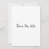 Rosa Hochzeitsblumen Einladung (Rückseite)