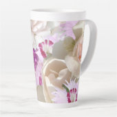 Rosa Hochzeitsblumen Milchtasse (Rechte Ecke)