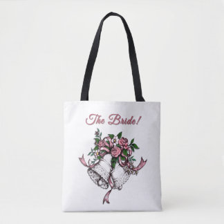 Rosa Hochzeitsglocken Die Braut Tasche