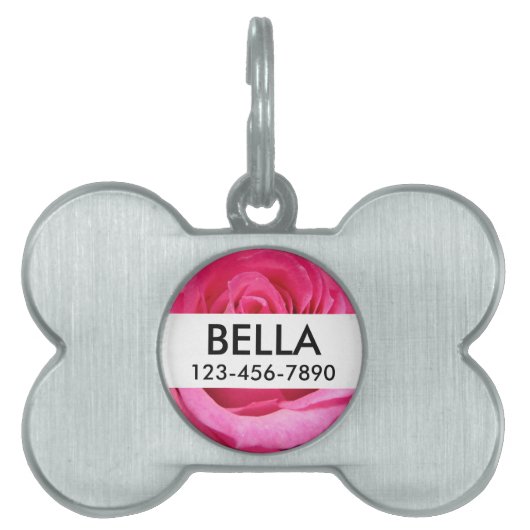 Rosa-Hochzeitssemble-Foto Tiermarke (Vorderseite)