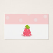 Rosa Hochzeitstorte Save the Date (Rückseite)