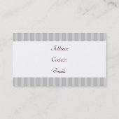 Rosa Hochzeitstorte Visitenkarten Visitenkarte (Rückseite)