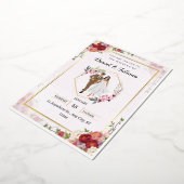 Rosa Hochzeitsvortrag Einladung (Gedreht)