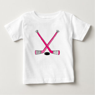 Rosa Hockey Baby T-shirt