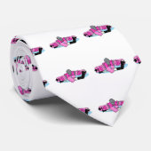 Rosa Hockey-Tormann Krawatte (Gerollt)