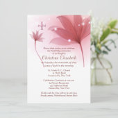 Rosa hohe Einladung (Stehend Vorderseite)