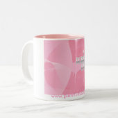 Rosa Höhepunkte der Tasse w/Pink! (Vorderseite Links)
