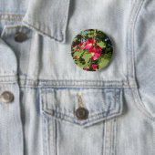 Rosa Hollyhock Button (Beispiel)