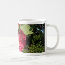 Rosa Hollyhock Kaffeetasse