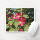 Rosa Hollyhock Mousepad (Mit Mouse)