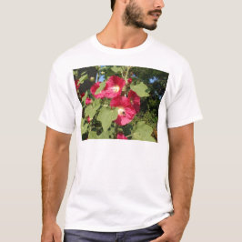 Rosa Hollyhocks T-Shirt
