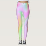 Rosa Holographische Rainbow-Leggings Leggings<br><div class="desc">Holografischer Regenbogen mit röstlichem Duft.</div>