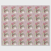 Rosa hölzerne Effekt-lila Geschenkpapier (Flach)
