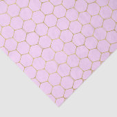 Rosa Honeycomb (Design 42 Pink Series) Seidenpapier (Ausschnitt)