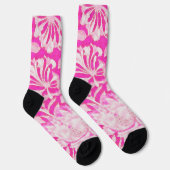 Rosa Honeysuckle Socken (Rechts)