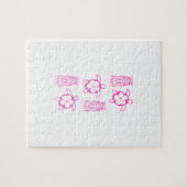 Rosa Honu und Tiki Maske Puzzle (Horizontal)
