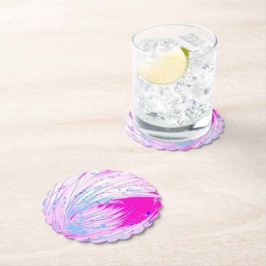 rosa Horizont Untersetzer (Vor Ort)