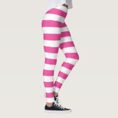 Rosa horizontale Streifen Leggings (Rechts)